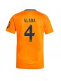 Real Madrid David Alaba #4 Replika Borta Kläder 2024-25 Kortärmad